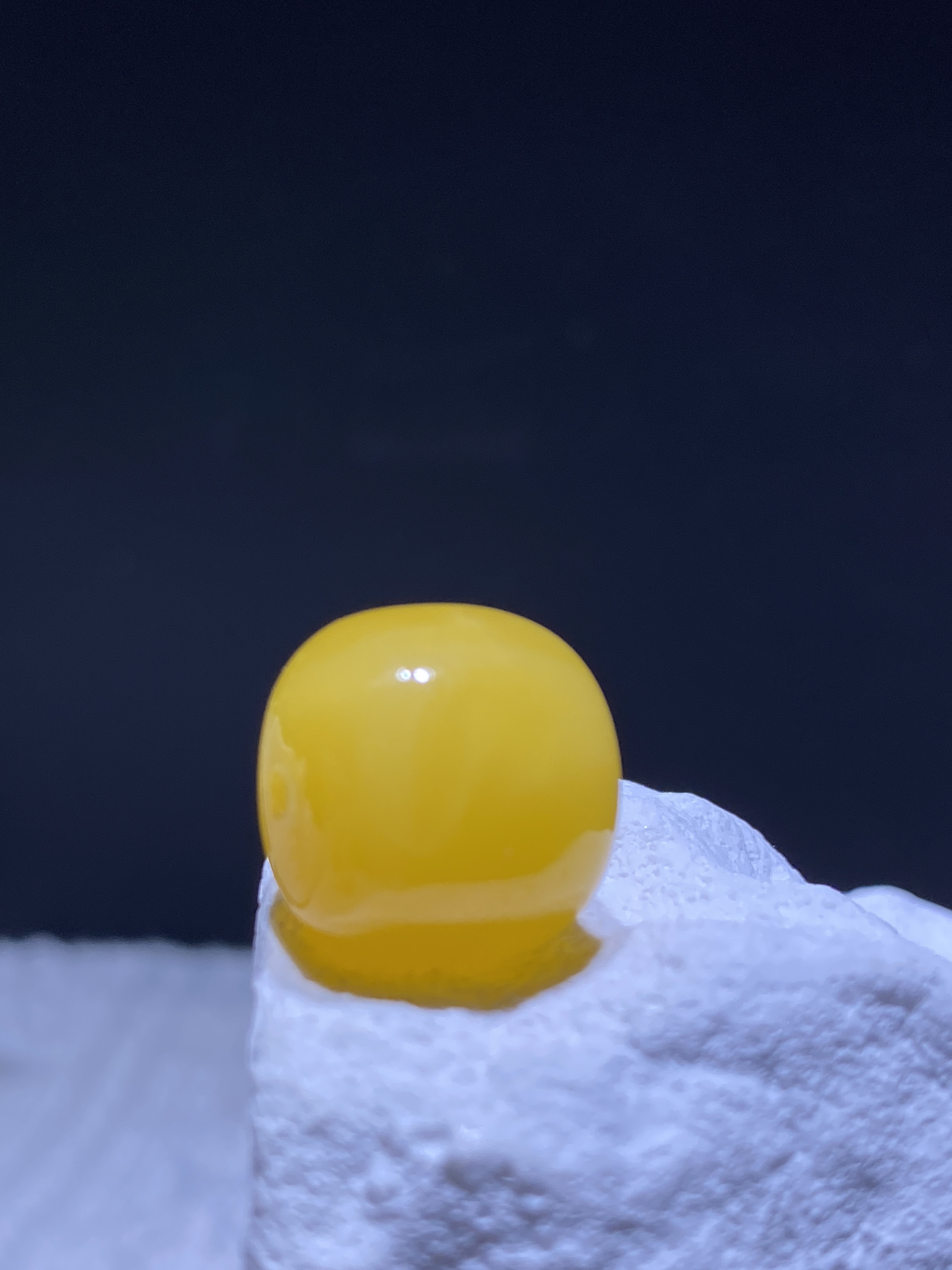 蜜蜡焦皮料鸡油红纯色系精工老型珠13.4*12.4mm