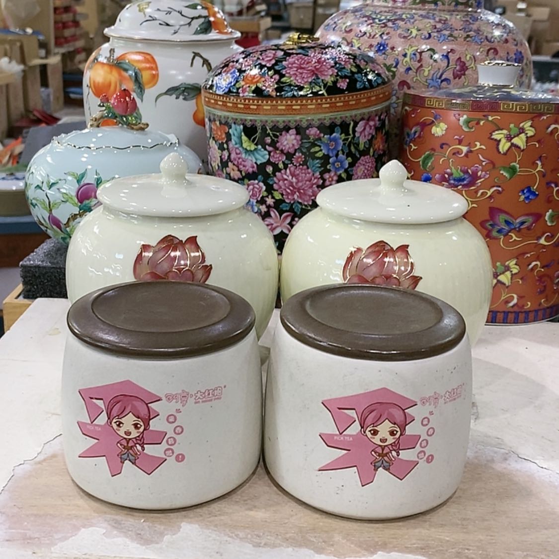 【闪购商品】罐茶叶罐陶瓷茶叶罐