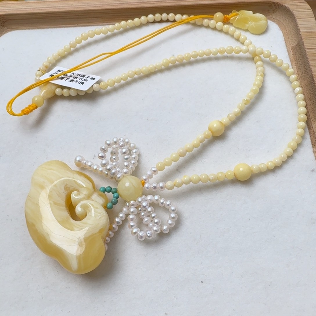 蜜蜡吊坠(赠链)未镶嵌