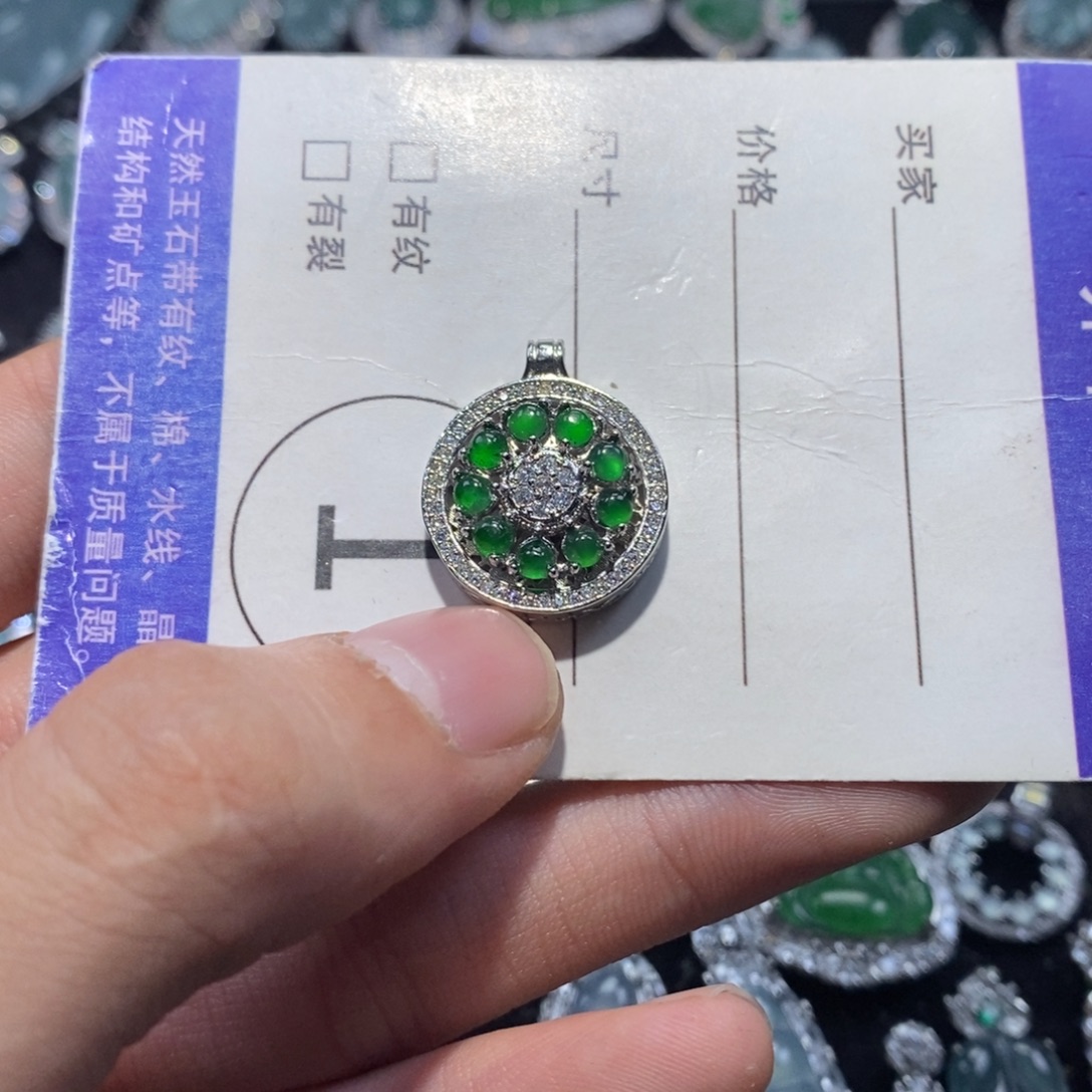 翡翠未镶嵌颈饰翡翠