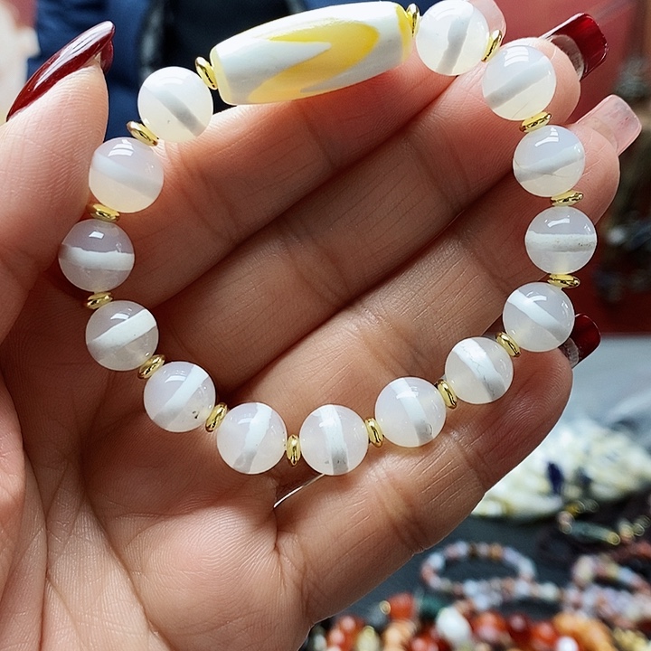 玛瑙/玉髓手链合金