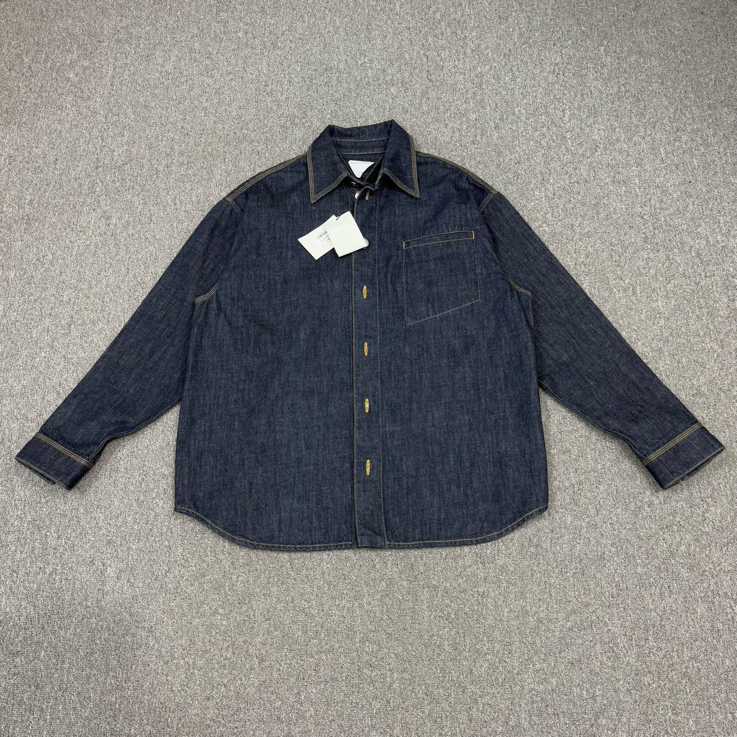 未使用 BOTTEGA VENETA/葆蝶家 18290867原牛水洗牛仔外套 50码