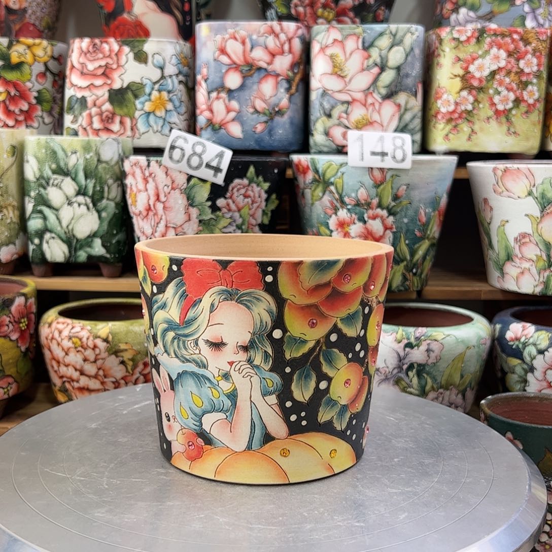 景德镇陶瓷花盆景德镇陶瓷花盆