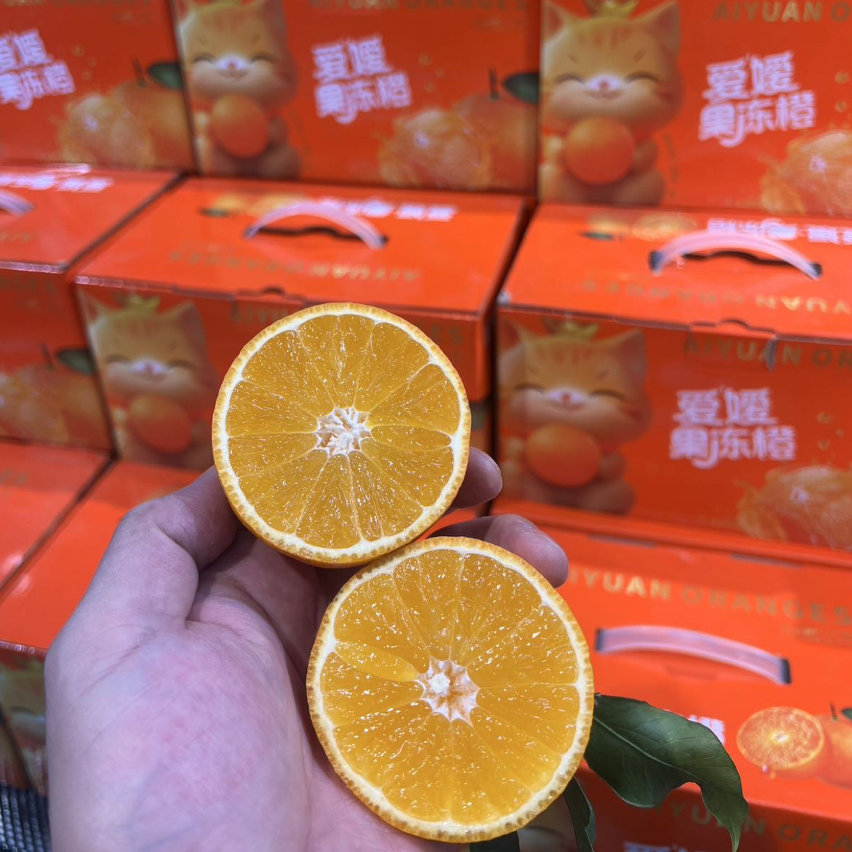 整箱5斤左右爱媛38号果冻橙口感细腻一口爆汁包头同城送货上门四川省