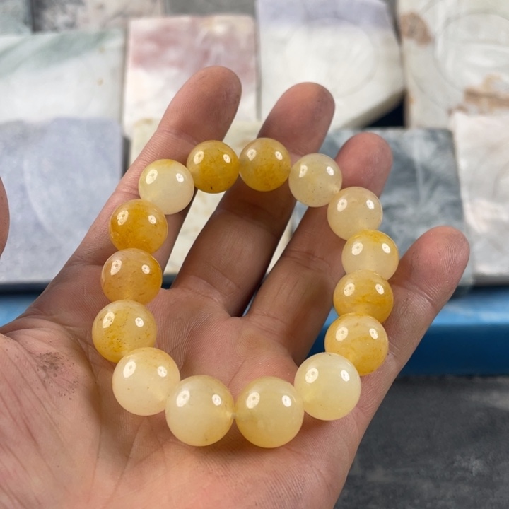 未镶嵌手链石英岩玉