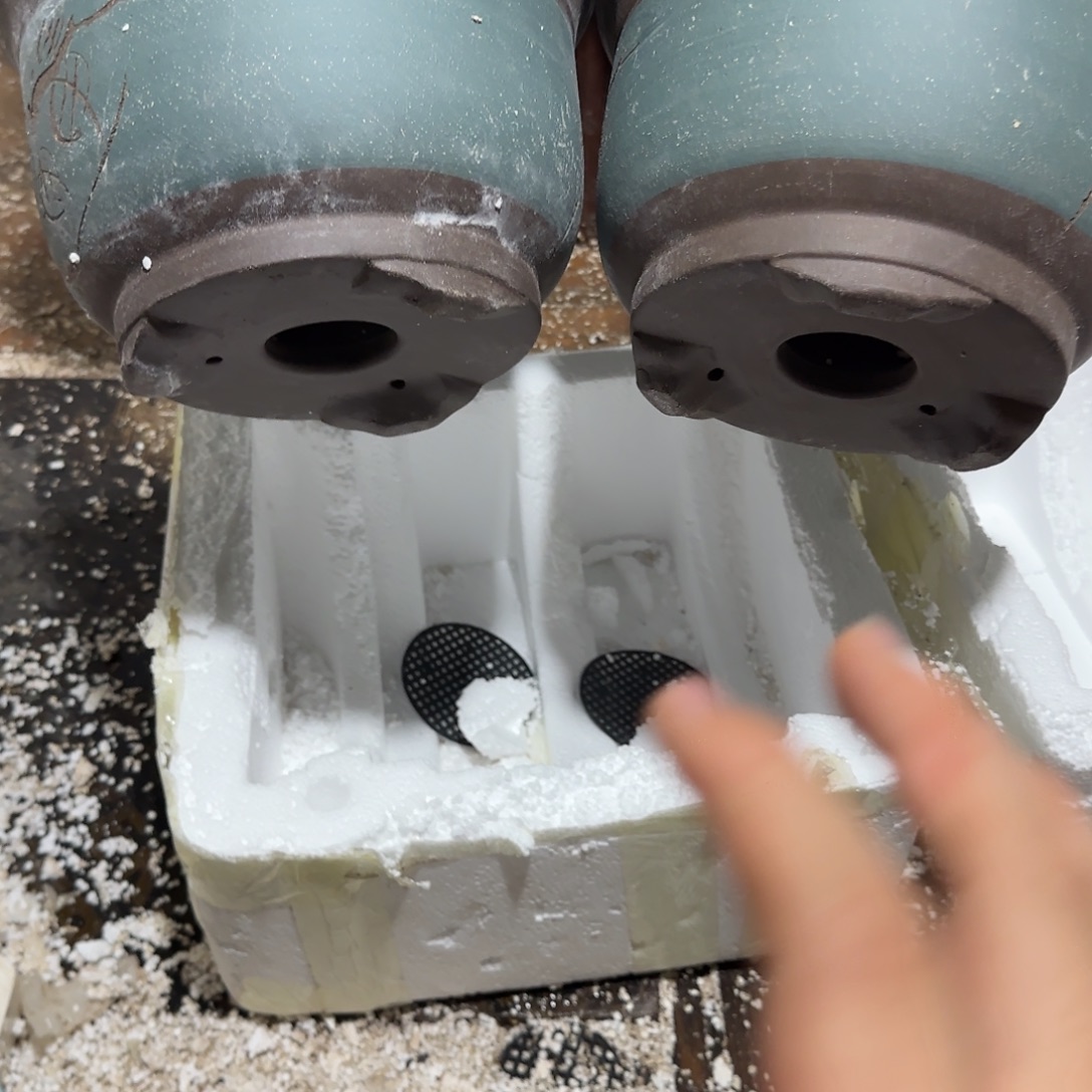 紫砂花盆口径14.10口径