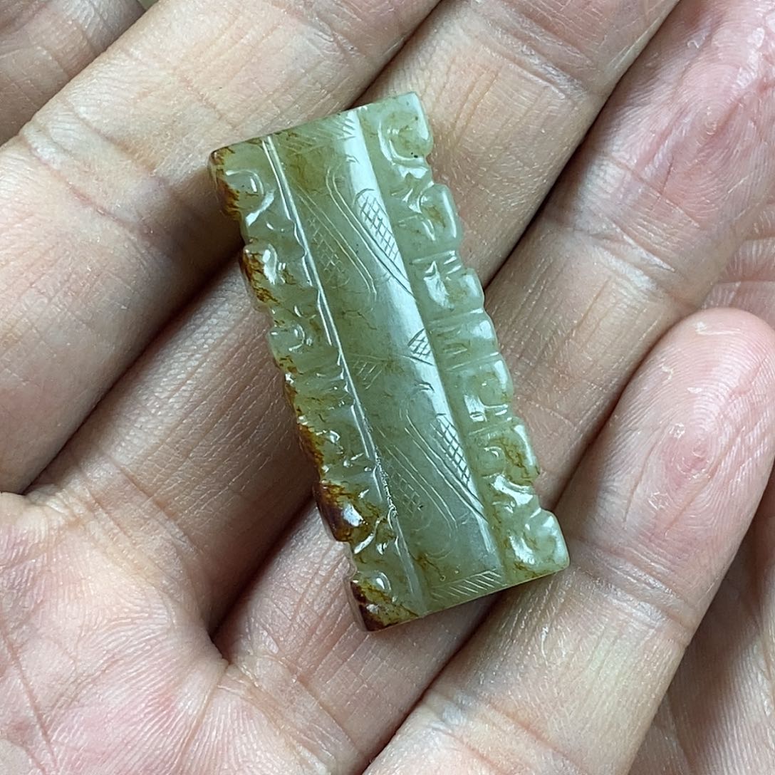 和田玉（糖玉）挂件未镶嵌汪**生