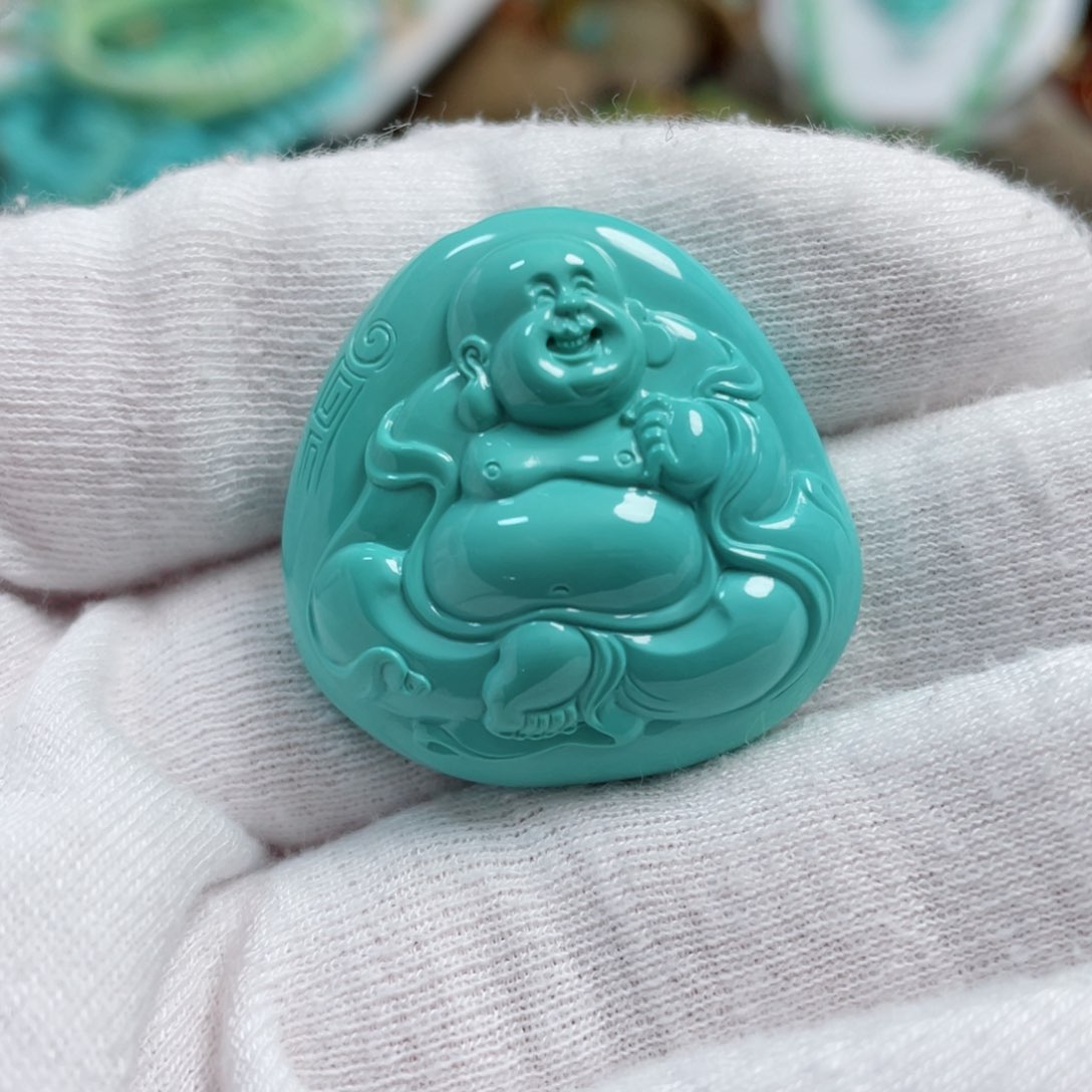 绿松石珠宝奇石未镶嵌