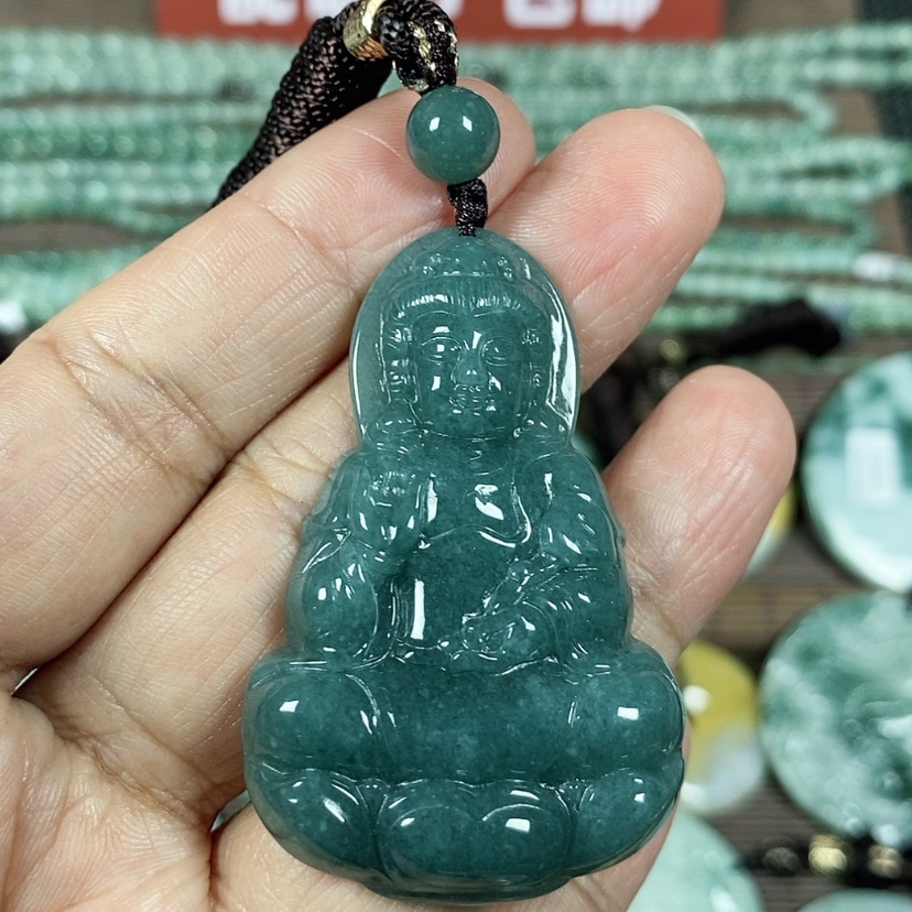 【闪购商品】翡翠颈饰未镶嵌玉吊坠翡翠玉观音牌