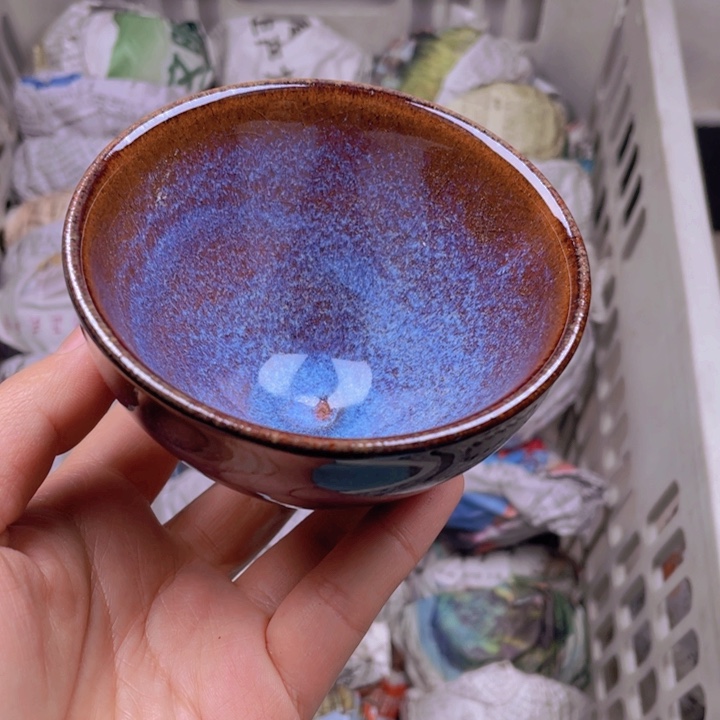 茶盏建窑建盏微瑕主人杯