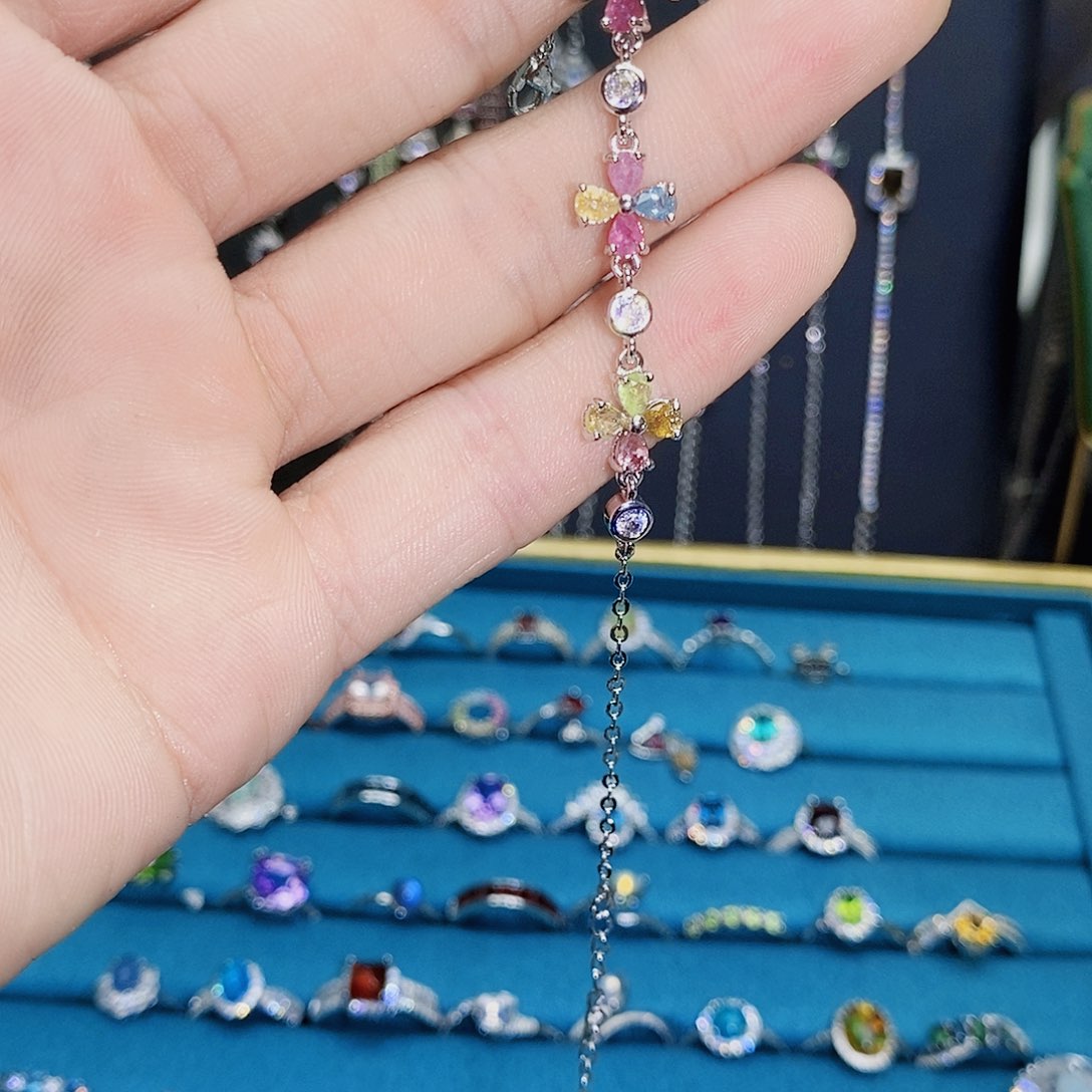 紫晶珠宝半成品银S925镶嵌