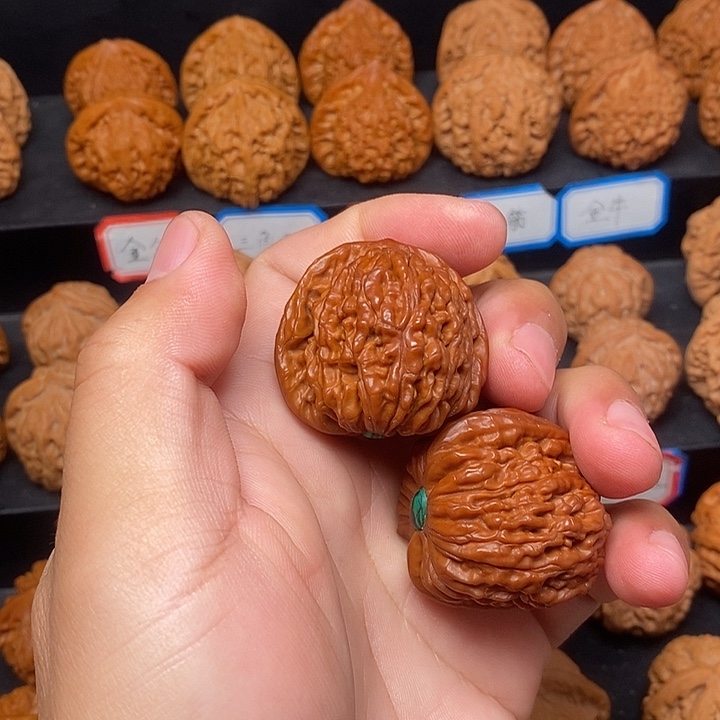 阿***哥吊坠文玩核桃汉高楼有浮黄