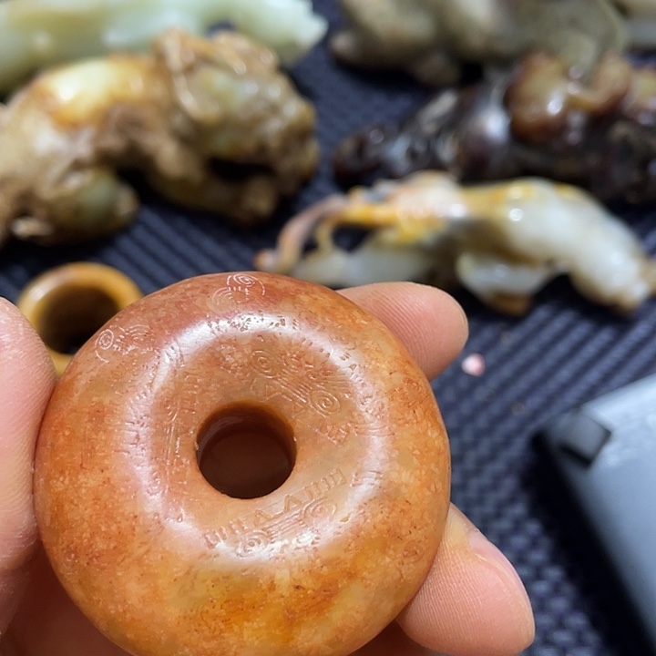 白玉菩提把件文玩