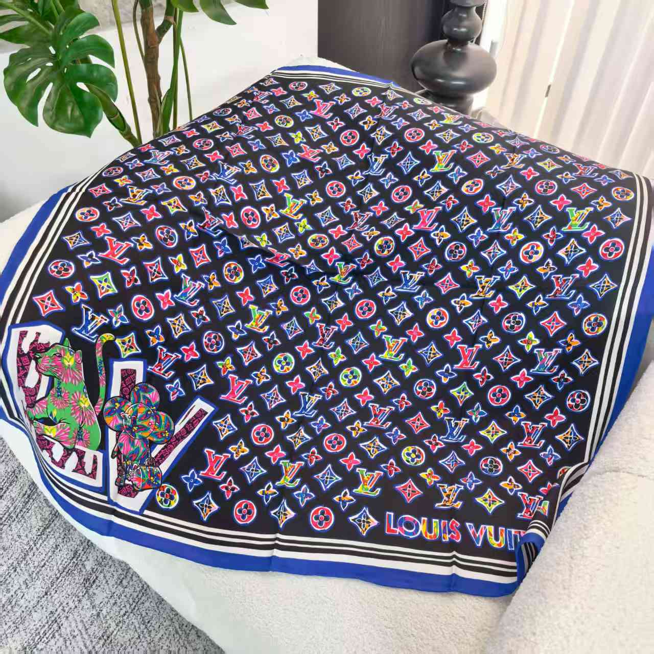 99新 LouisVuitton/路易威登 海囤J/LV/丝巾/my50660