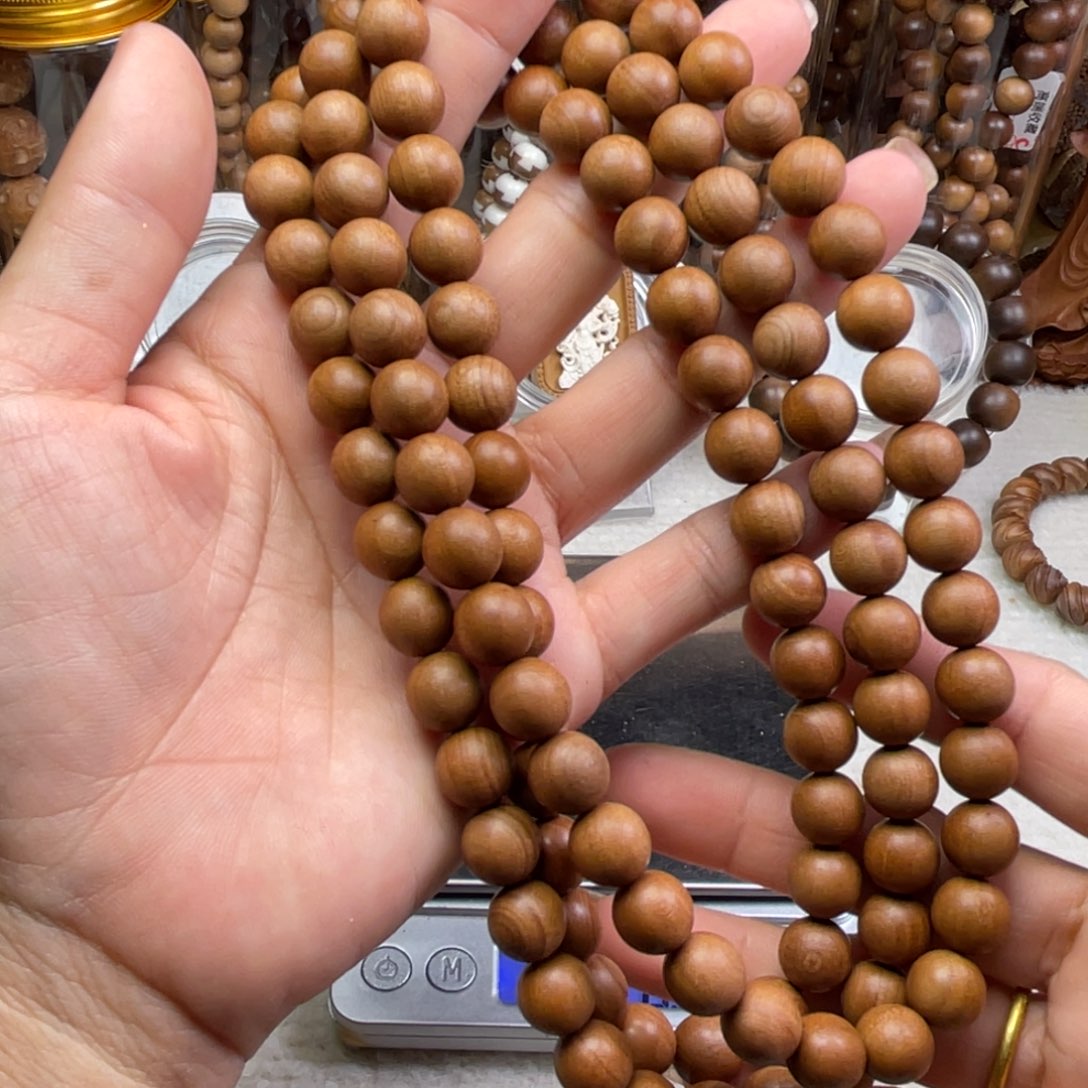 手串/手链檀香木印度老山檀香1.0顺纹