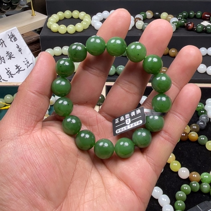 和田玉手串未镶嵌