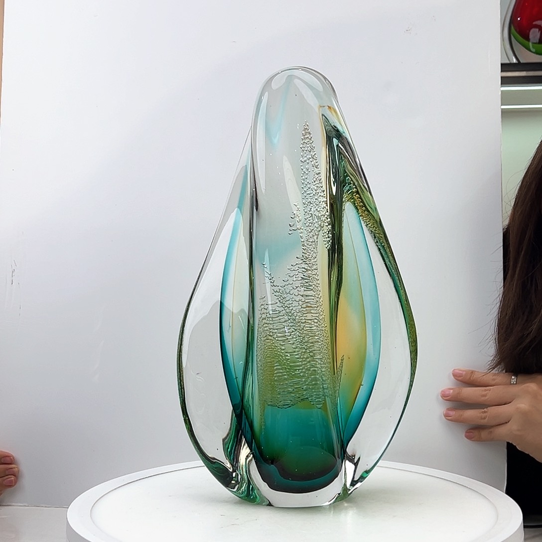 茶盏琉璃水晶月虹43cm