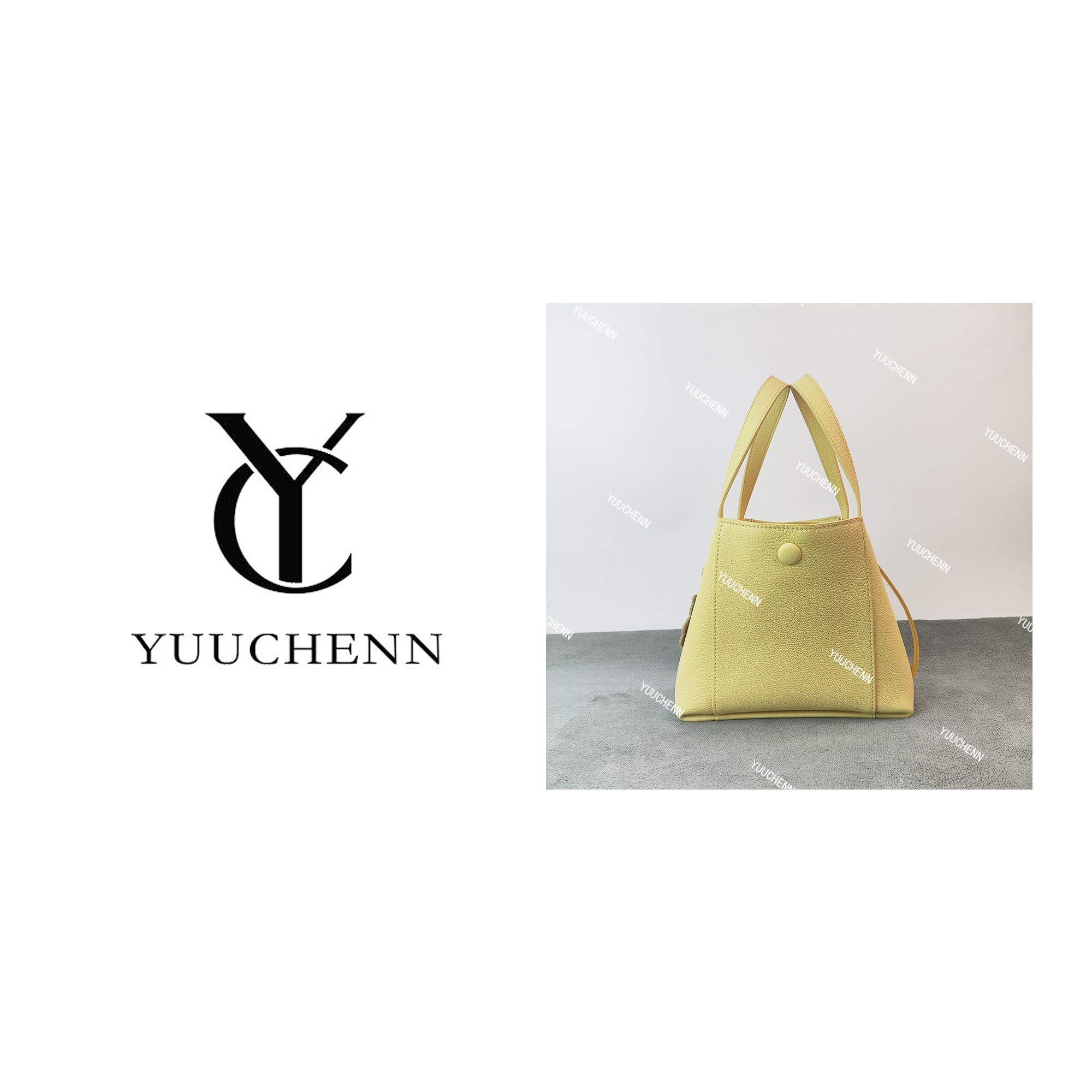 YUUCHENN/25cm原创设计高定真皮包 HH5992