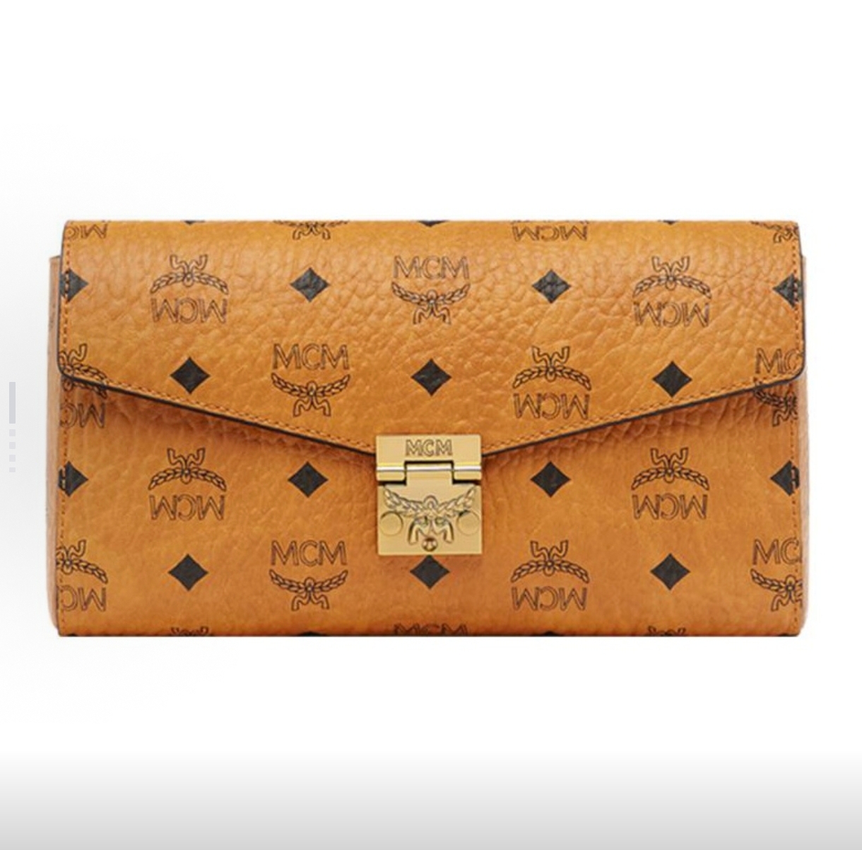 95新 MCM MCM 单肩斜挎包 中号 棕色-G0852