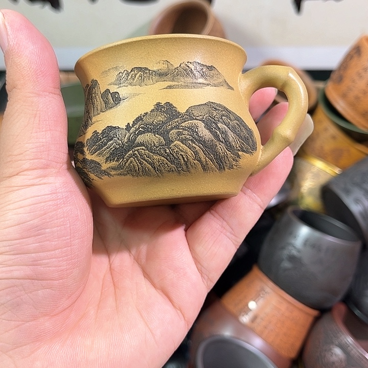 茶杯紫砂全手工紫砂主人杯