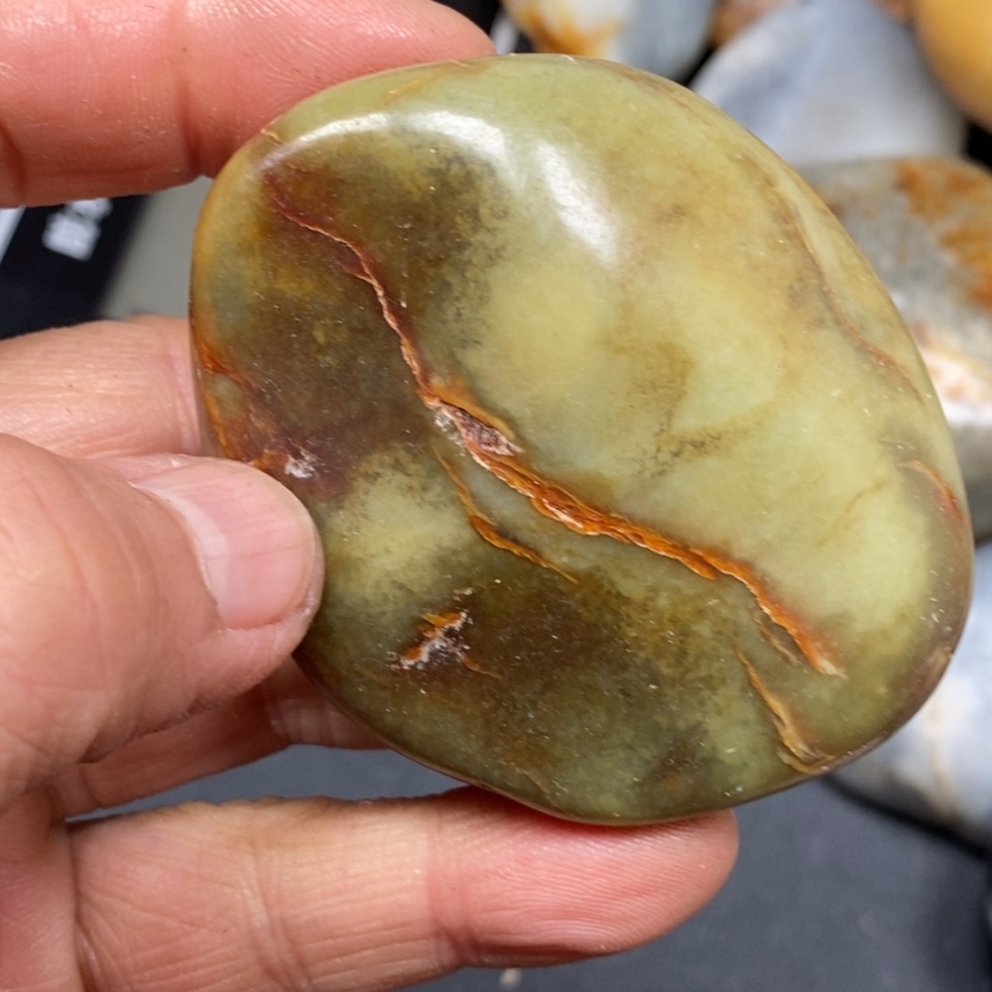 和田玉挂件银S925镀金镶嵌