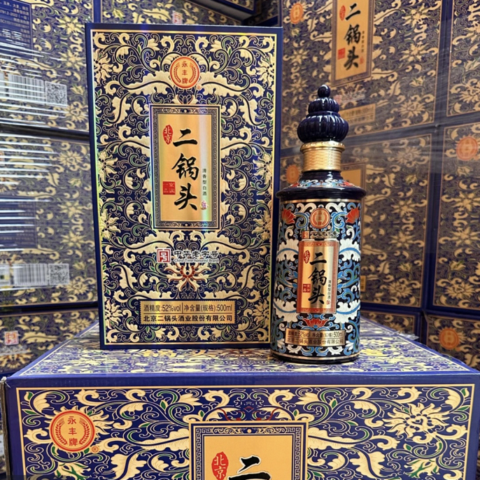 永丰永丰牌北京二锅头白酒清香型52度礼盒款京润一品