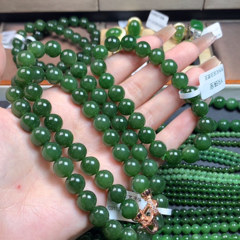 【闪购商品】和田玉（碧玉）颈饰未镶嵌万*阁