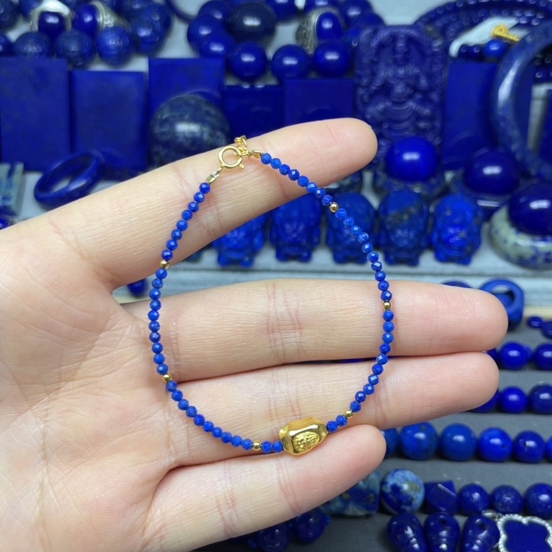 青金石手链未镶嵌