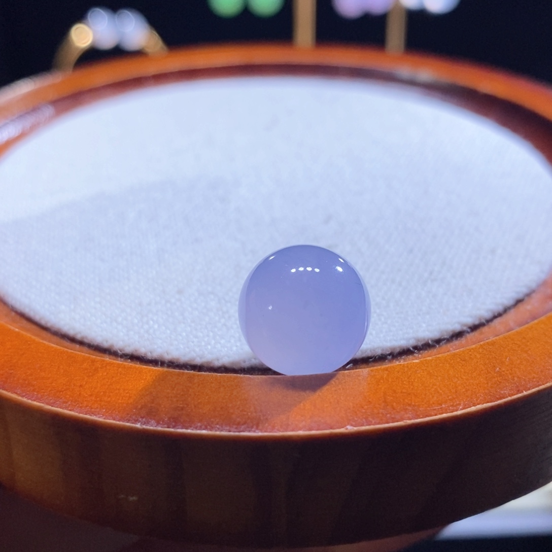 翡翠未镶嵌吊坠(不含链)翡翠冰深梦幻紫珠卡13