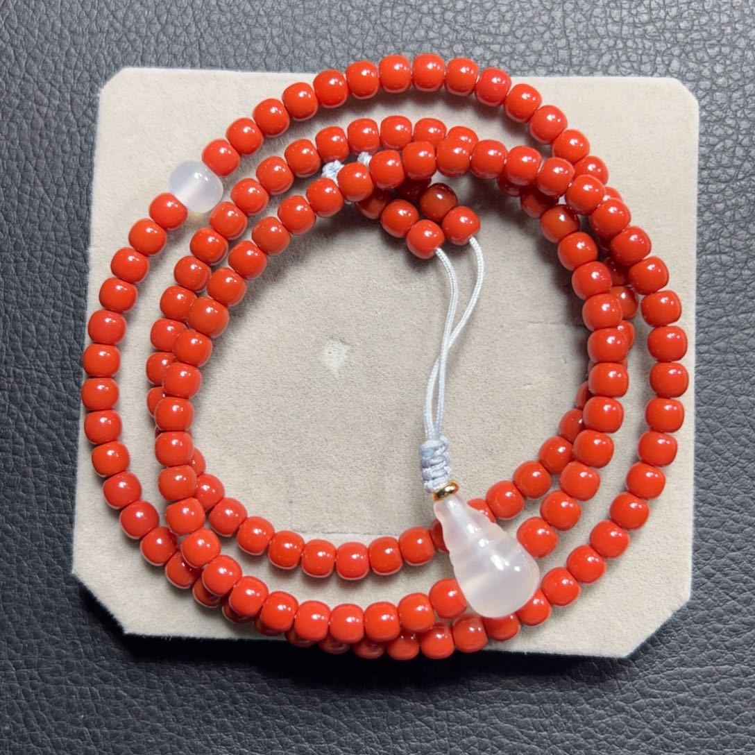 南红玛瑙5➕老型108未镶嵌