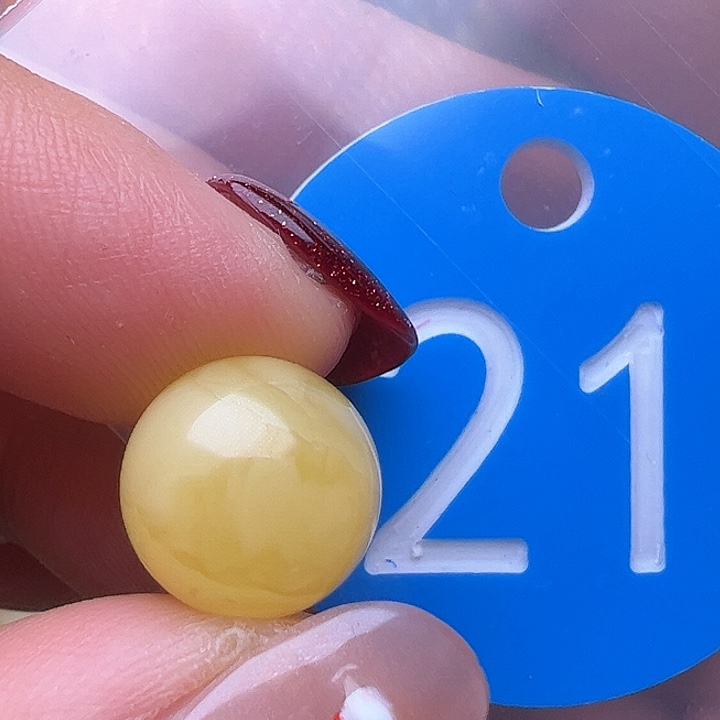 蜜蜡裸石未镶嵌11.5m m