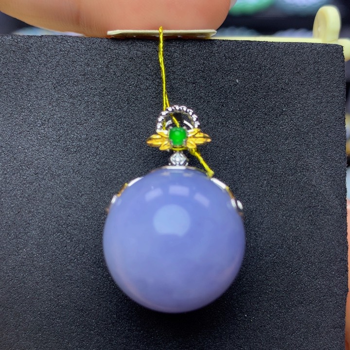 翡翠手链18K金镶嵌翡翠