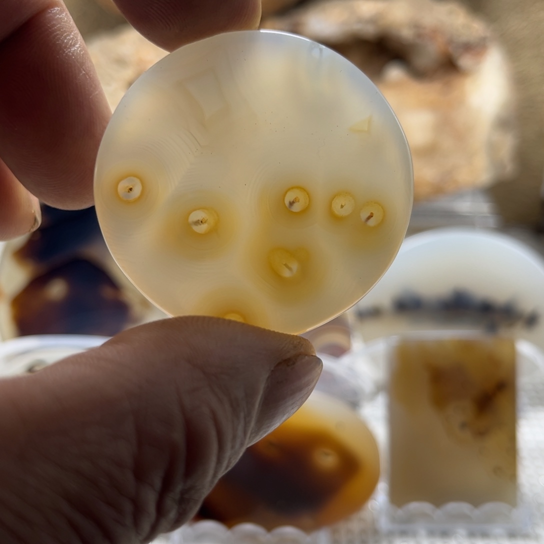 玛瑙/玉髓未镶嵌吊坠(不含链)