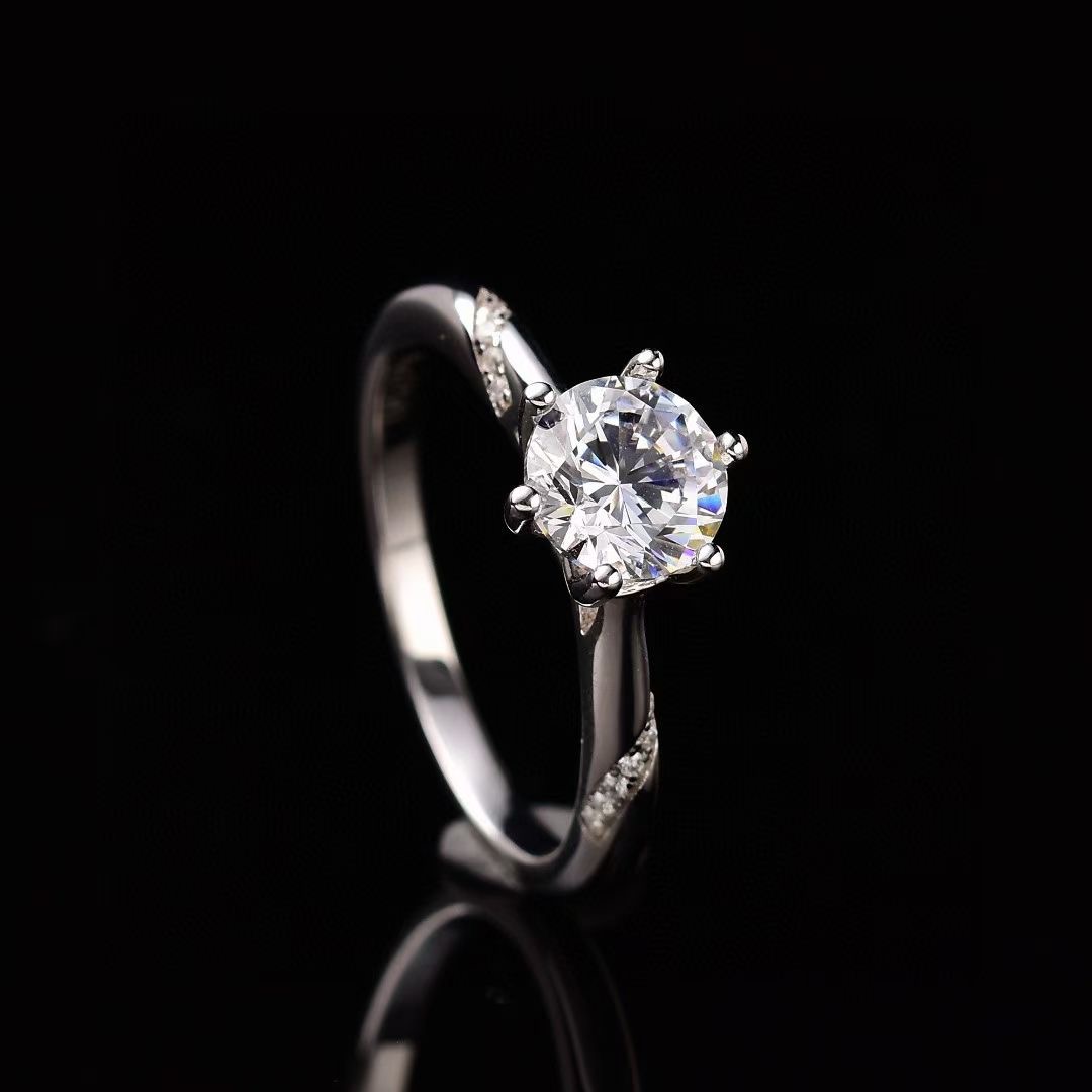 【比利之星】BLZX-高端奢华定制  通家六爪(经典)  戒指1ct