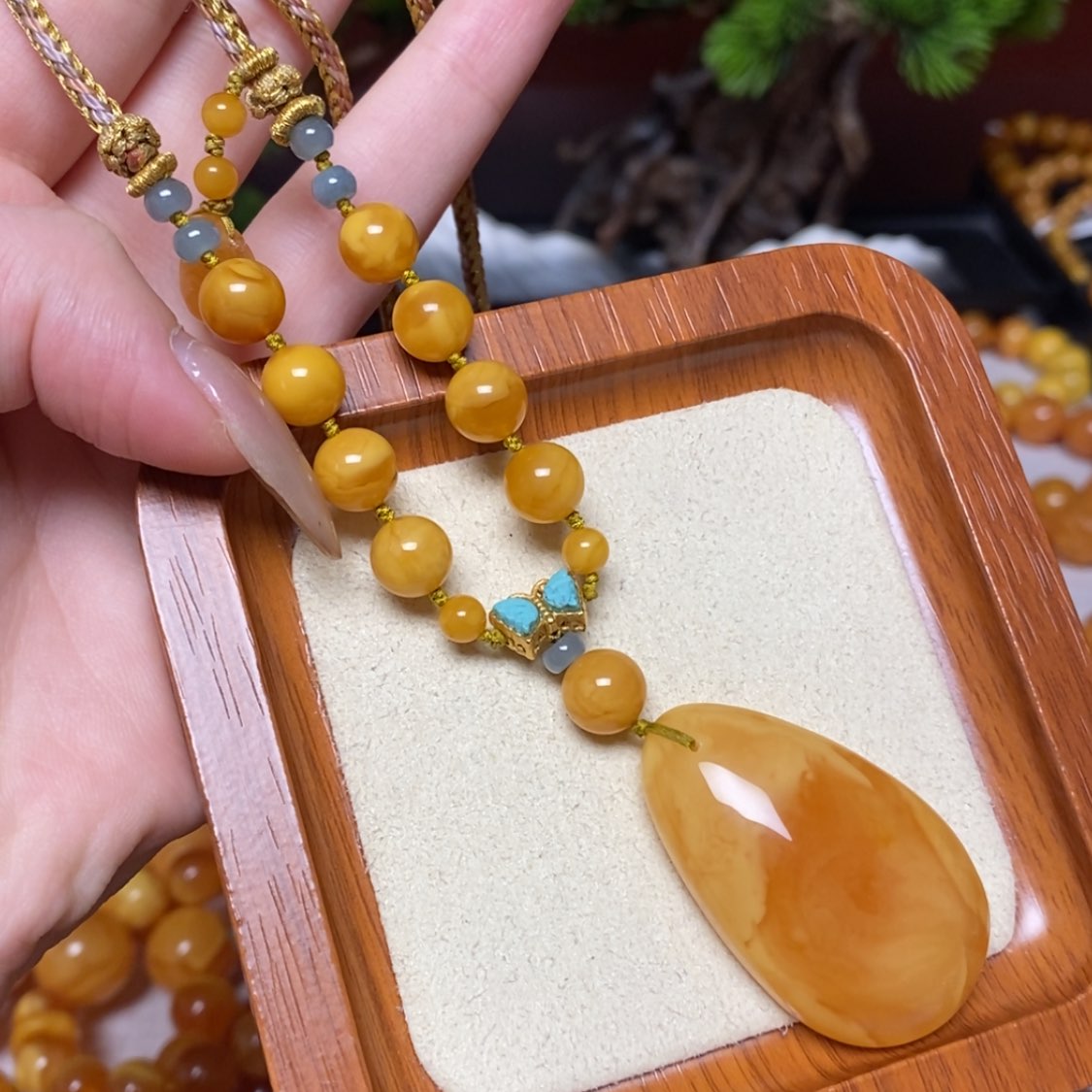 【闪购商品】未镶嵌颈饰蜜蜡项链