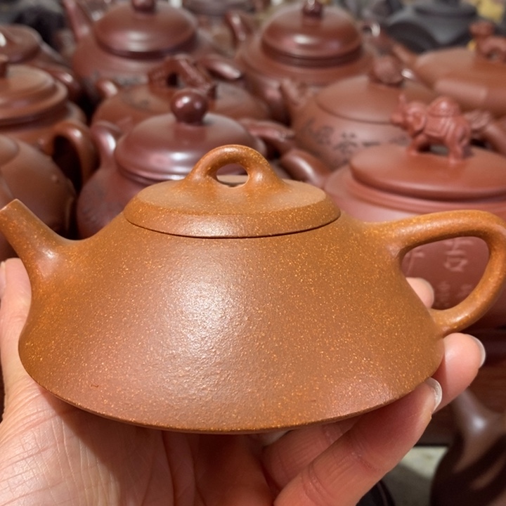 紫砂茶壶微瑕处理一把