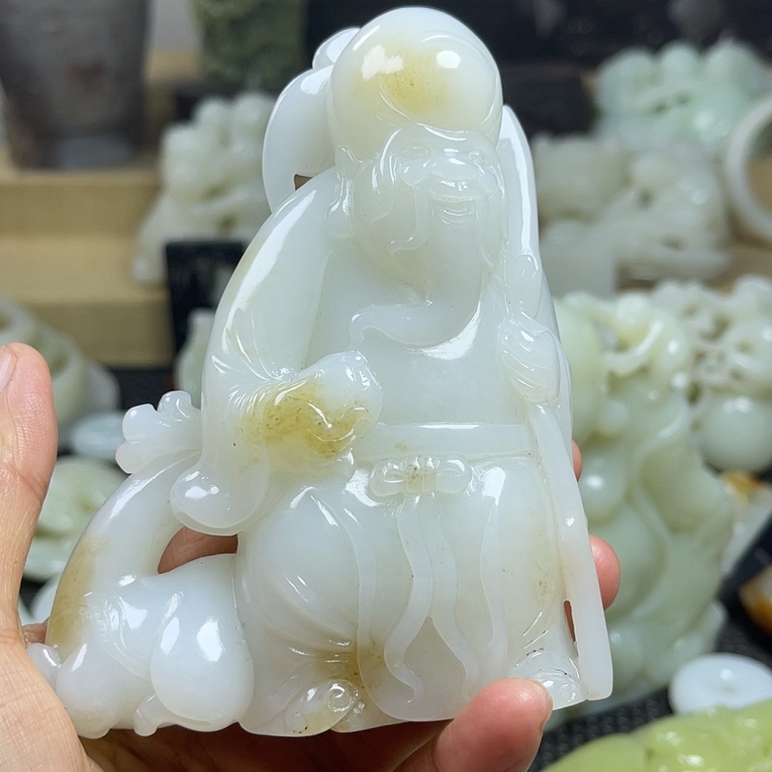 树***歌和田玉（糖玉）未镶嵌挂件