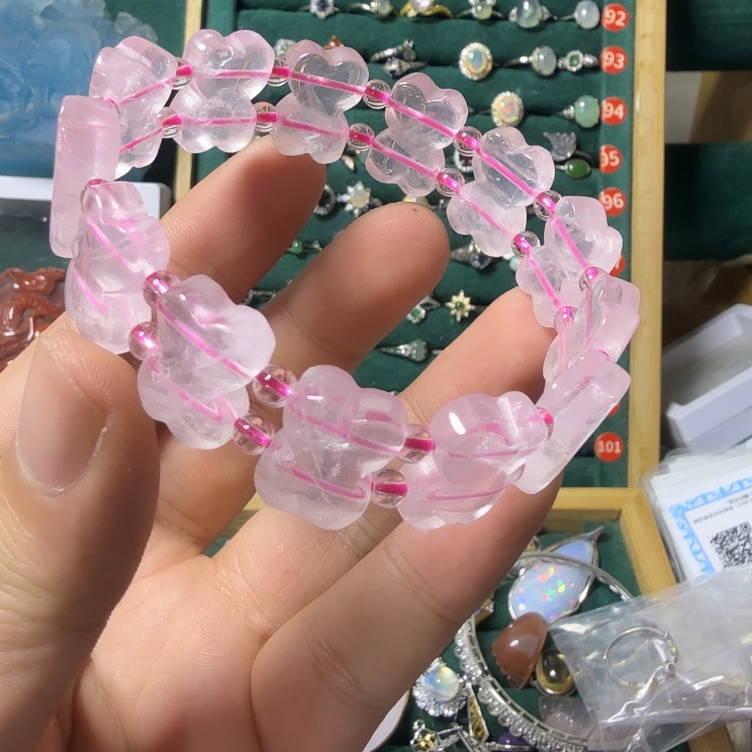 未镶嵌水晶手链水晶手牌水晶手牌