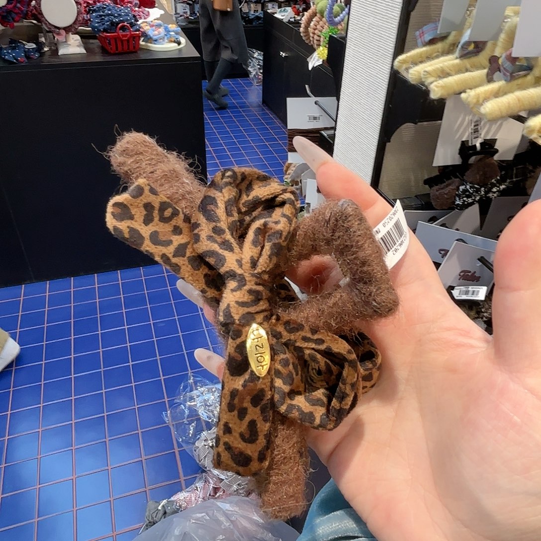 皮质铁合金发饰发夹