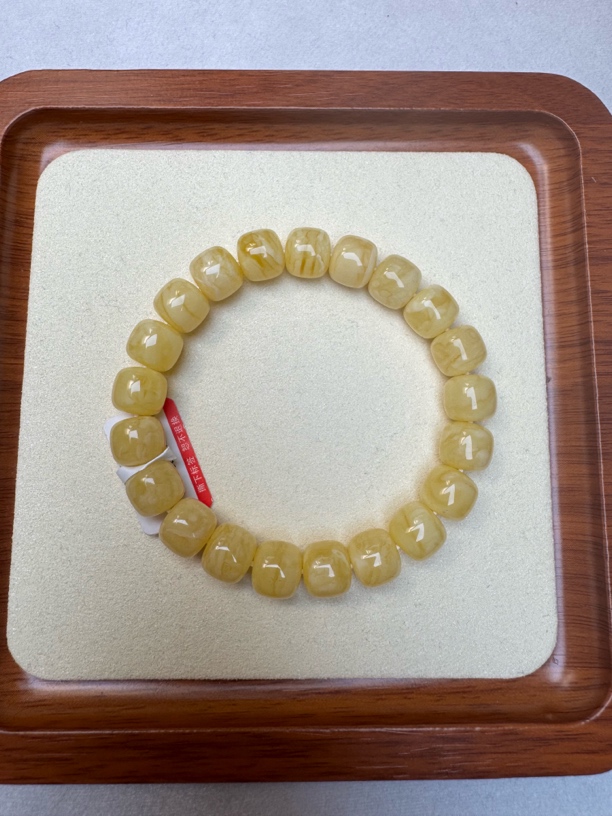 俄料虎皮纹老型手串14.81克