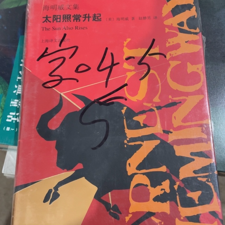 海明威文集太阳照常升起精装塑封