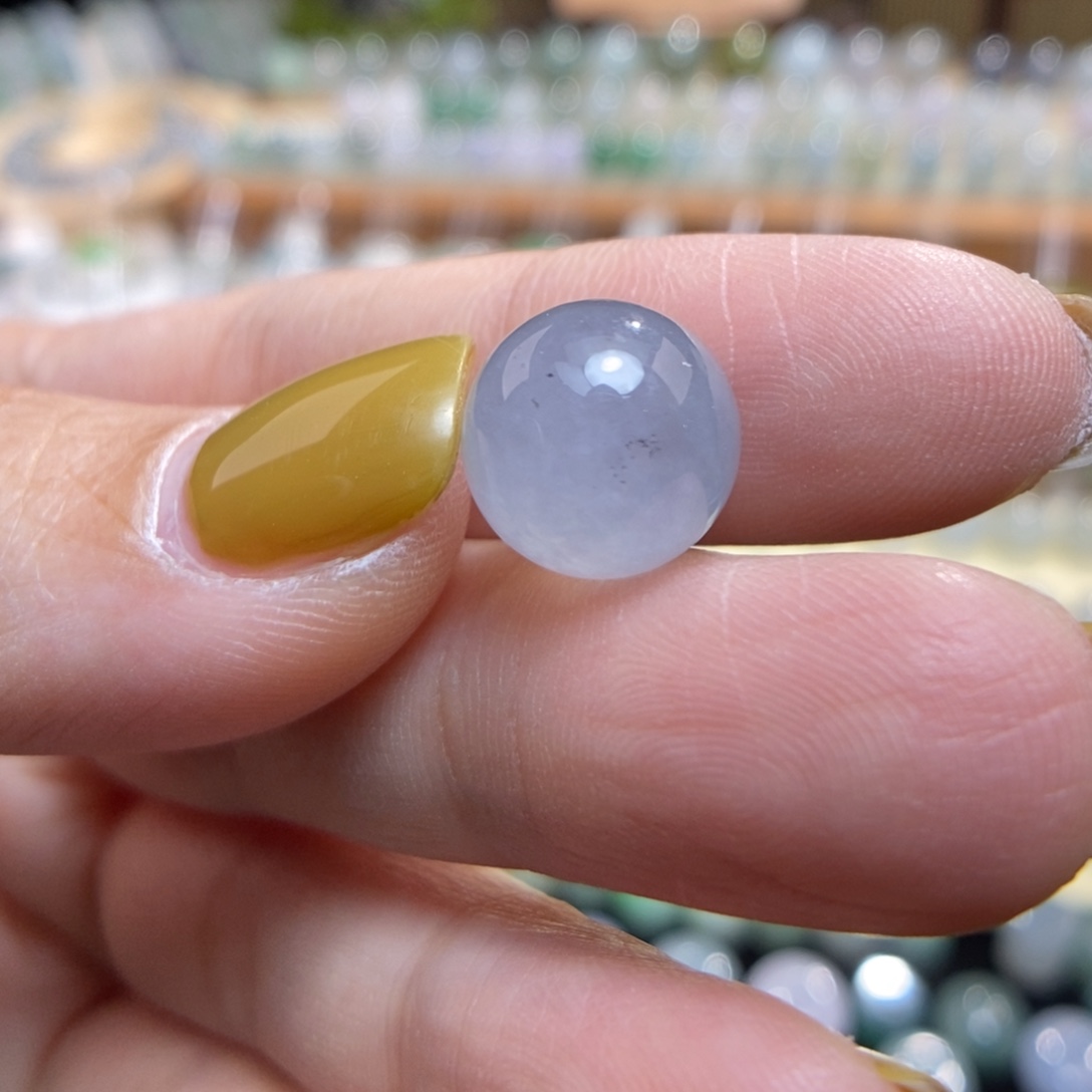 翡翠未镶嵌颈饰11.7蓝水乌鸡