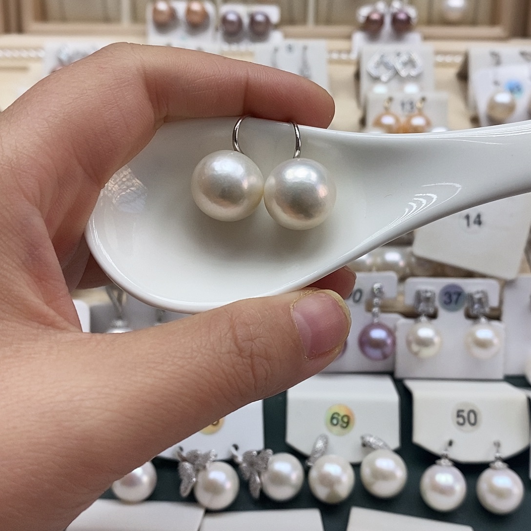 l***u颈饰淡水珍珠银S925镶嵌