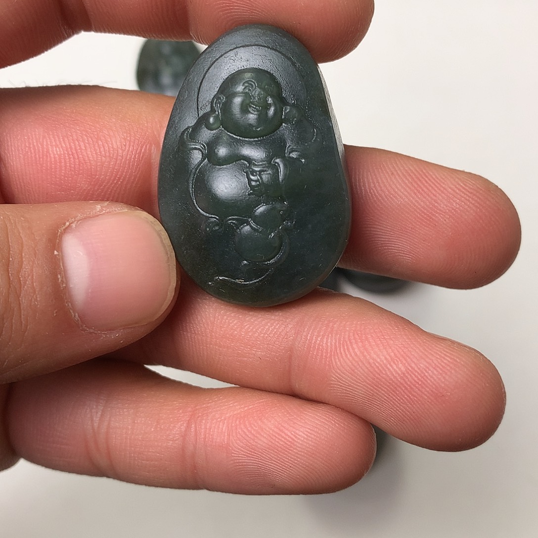 和田玉未镶嵌吊坠(不含链)