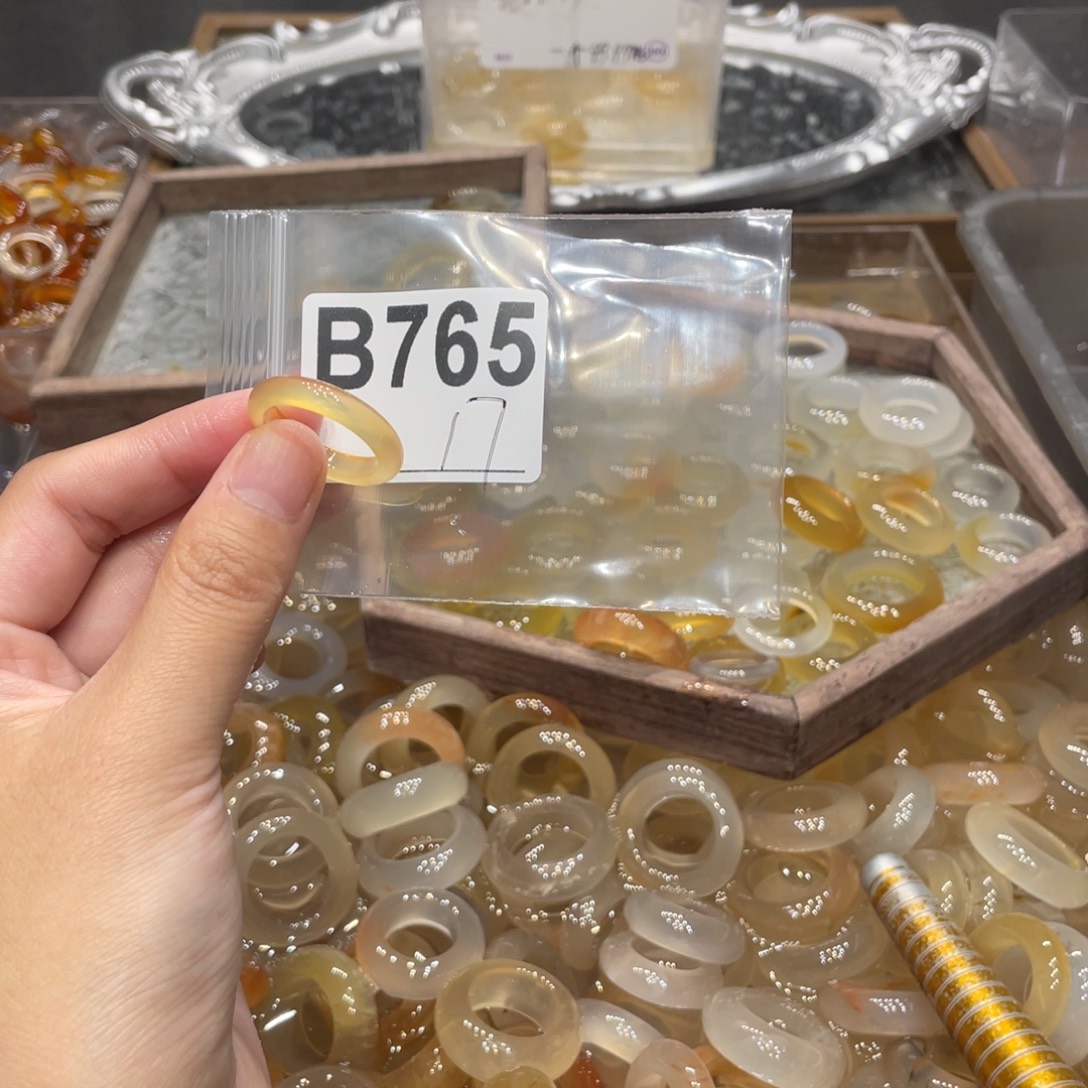 玛瑙/玉髓未镶嵌戒指765