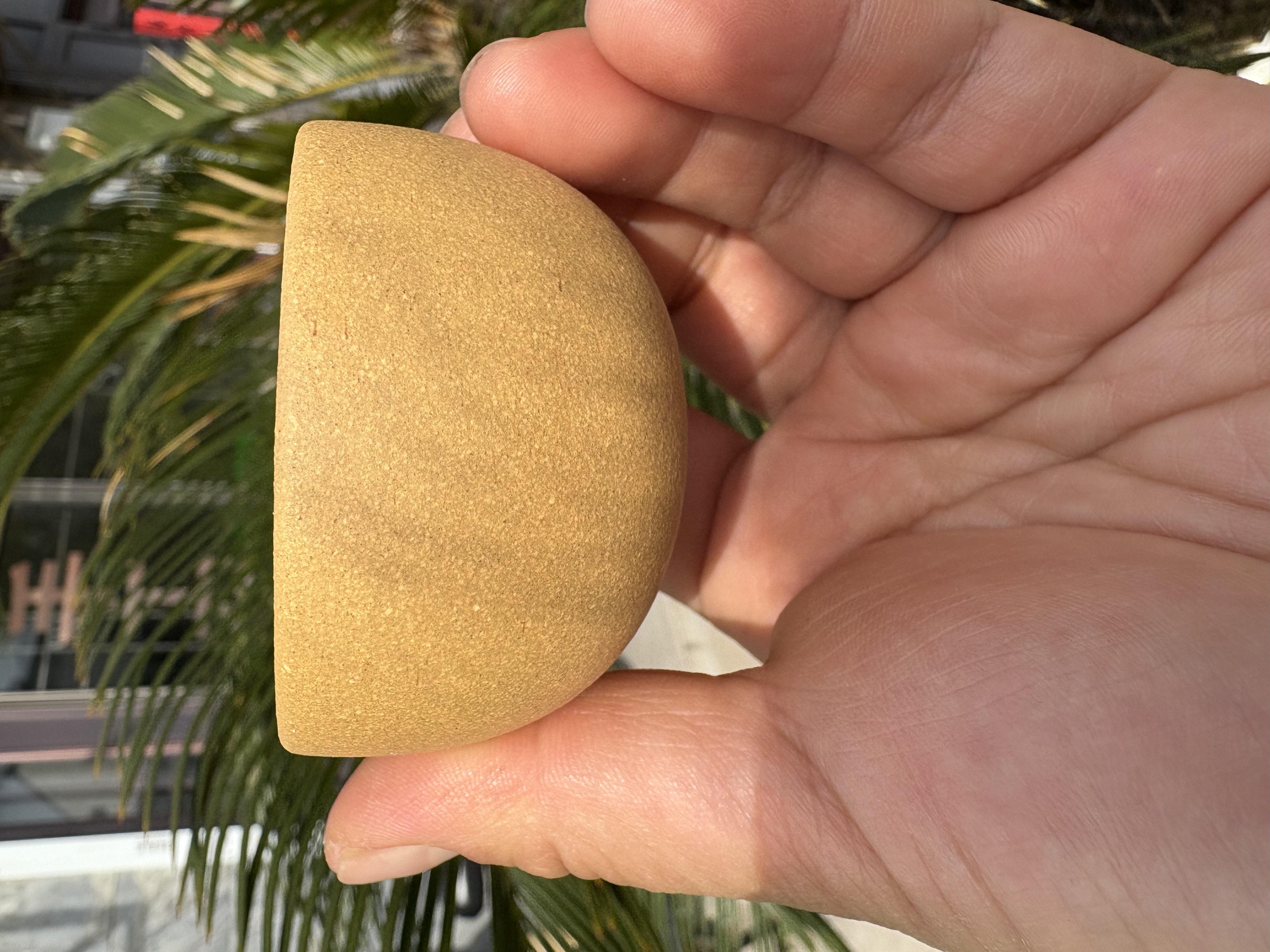 紫砂主人杯黄金段泥50cc40目拍一发二滚压成型
