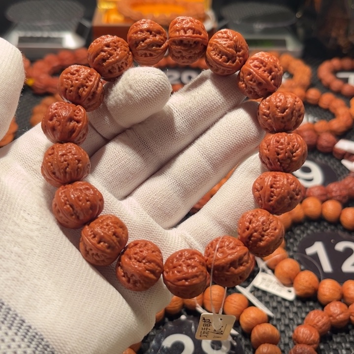 文玩核桃手串大*核桃手串1.8尺寸全品