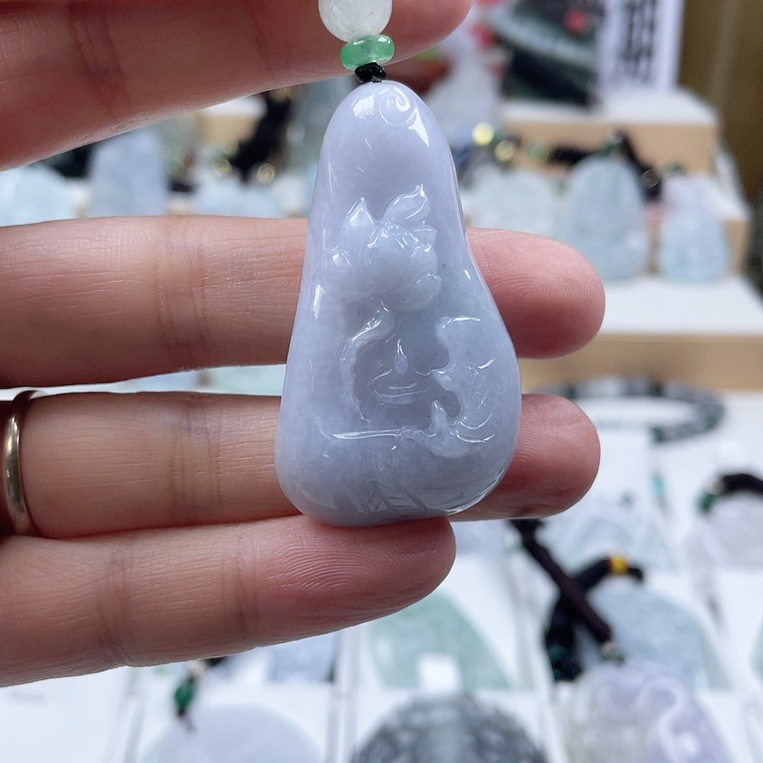 翡翠颈饰未镶嵌0469挂件