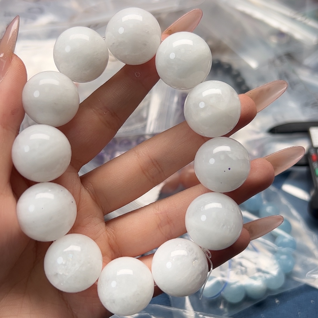 水晶手链未镶嵌22白幽灵