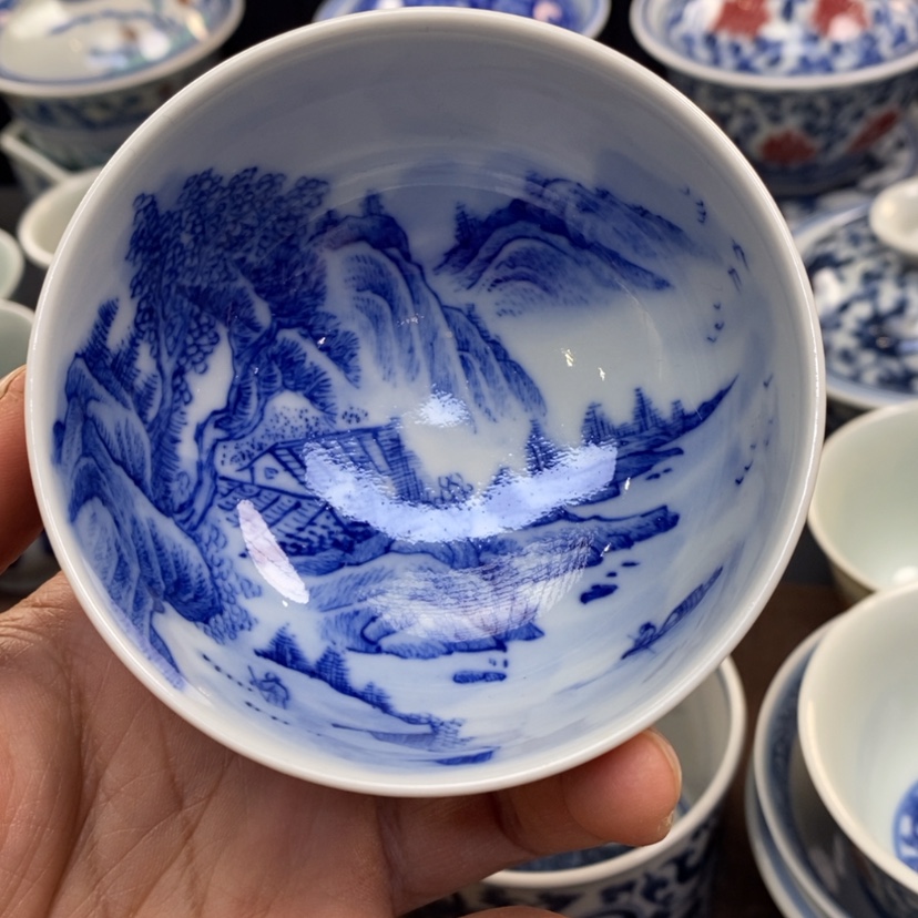 【闪购商品】景德镇青花主人杯